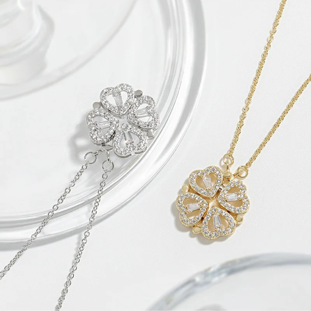 Dovionne Lucky Heart Necklace - The gift she will remember for the rest of her life ❤️ - LAST PIECES