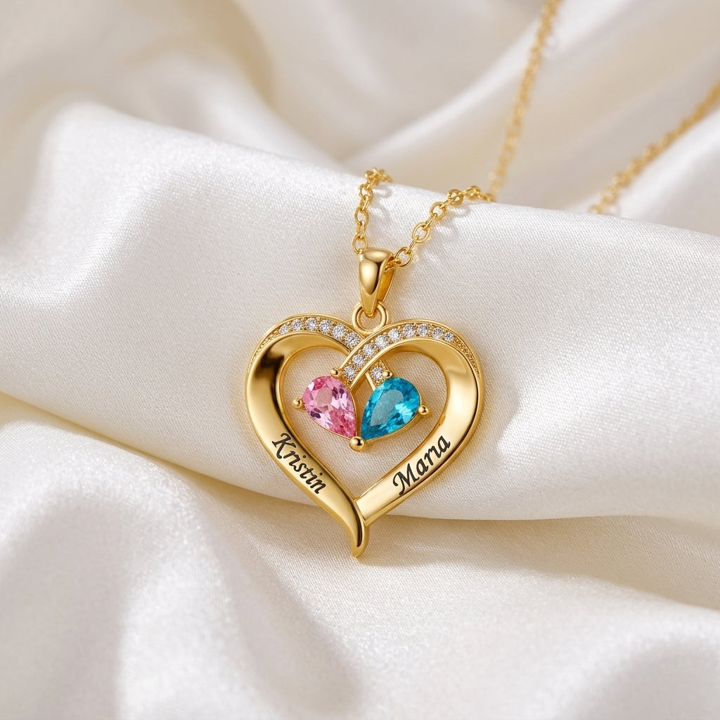 Dovionne “Me and Her” Necklace + personalization — Don’t wait for a special occasion to surprise the woman of your life