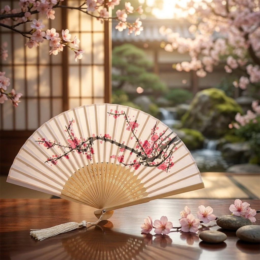 Rivière Dovionne Bamboo Hand Fan | Comfort & Elegance for Hot Summer Days – Summer Sale 🌸