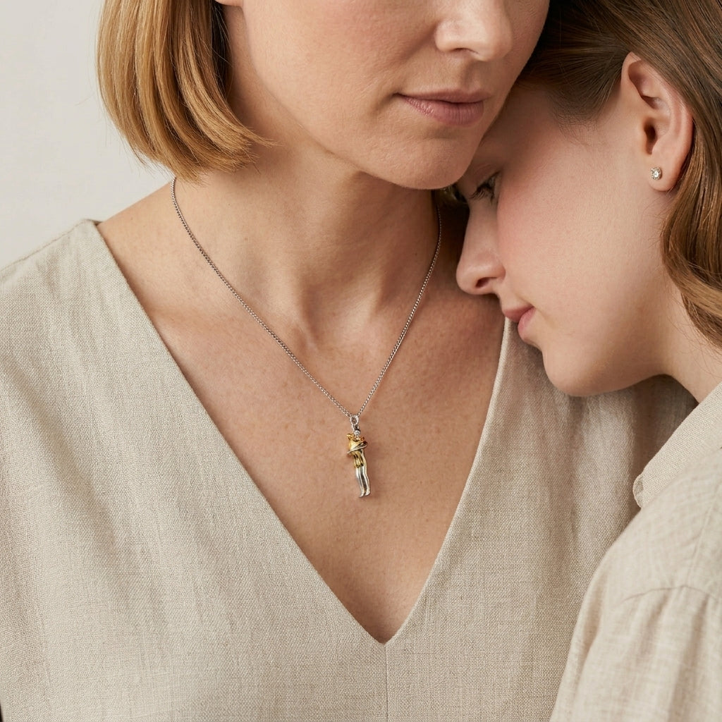 Dovionne Between Us Necklace - “You’ve always been my safe place, Mom”