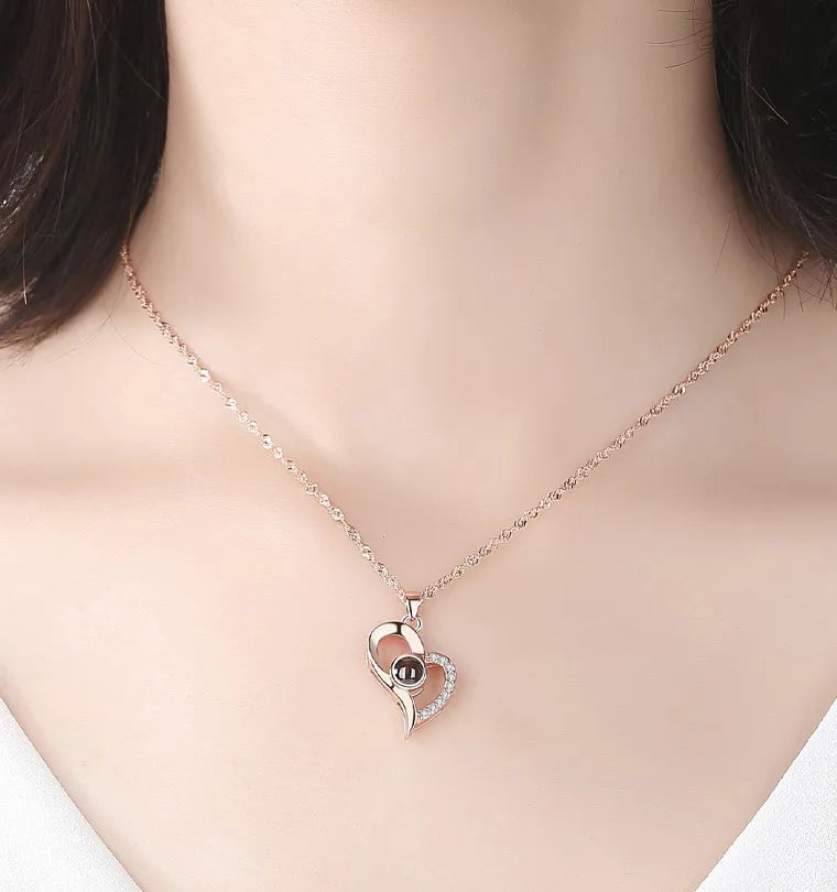 Dovionne Eternal Rose Necklace - A symbol of love that lasts forever ❤️