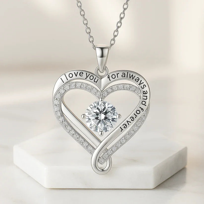 Dovionne Eternal Heart Necklace - The gift she will remember for the rest of her life ❤️ - LAST DAY OF SALE