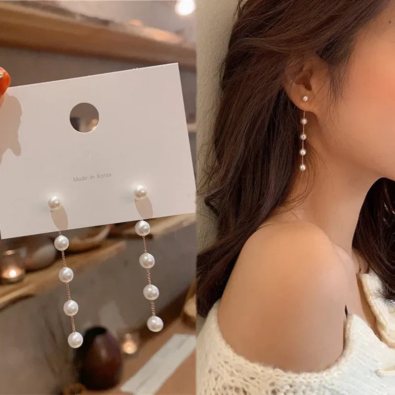 Dovionne Luna Pearl Earrings - Enhance your femininity